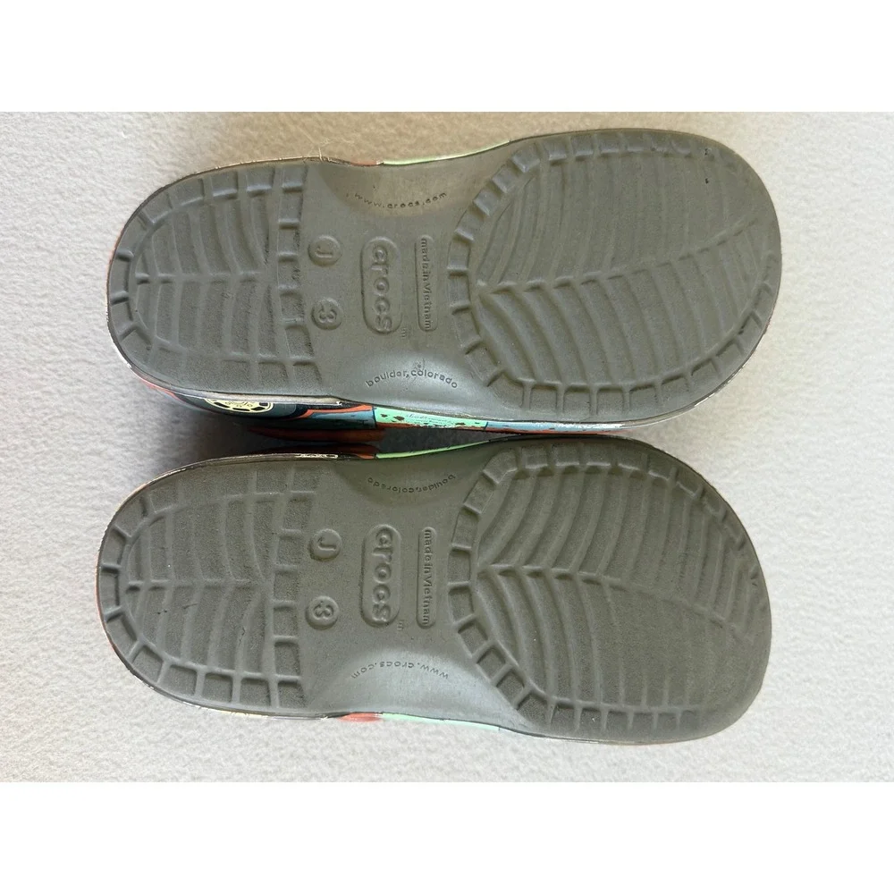 Crocs Kids Disney Pixar Cars Tow Mater Brown Clogs Shoes J3